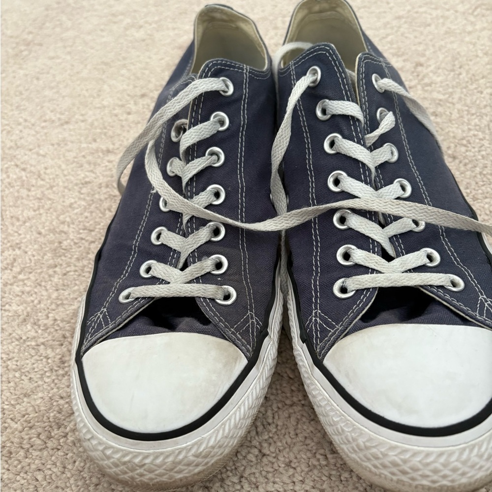 Used Converse Men's Grey Low-Top Sneakers Sz 13 - Picture 5 of 8